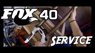 How to maintain FOX 40 fork